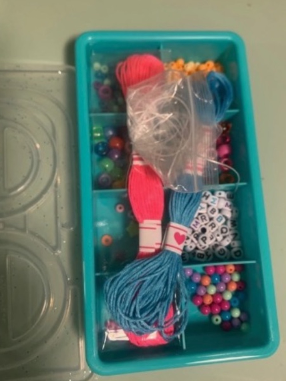 Kids Bead and Friendship Bracelet Kit – Pink & Blue